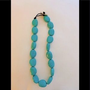 Turquoise beaded necklace